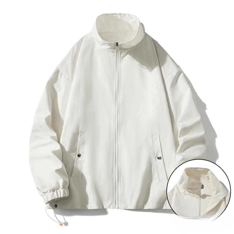 American Crew Neck Loose Baseball Jersey Versatile Casual Korean Version Spring and Autumn Jacket Couple Double-sided Men's Jacket