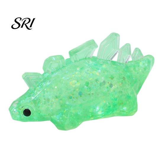 Stressabbau Knetball Dinosaurierform Spielzeug Glitzer Weich zum Kneten für Linderung Langsamer Rückprall Taktiles Fidget für Kinder und Erwachsene