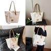 Gentle Lace Pattern Bag For Summer Daily Use With Large Capacity And Stylish Design