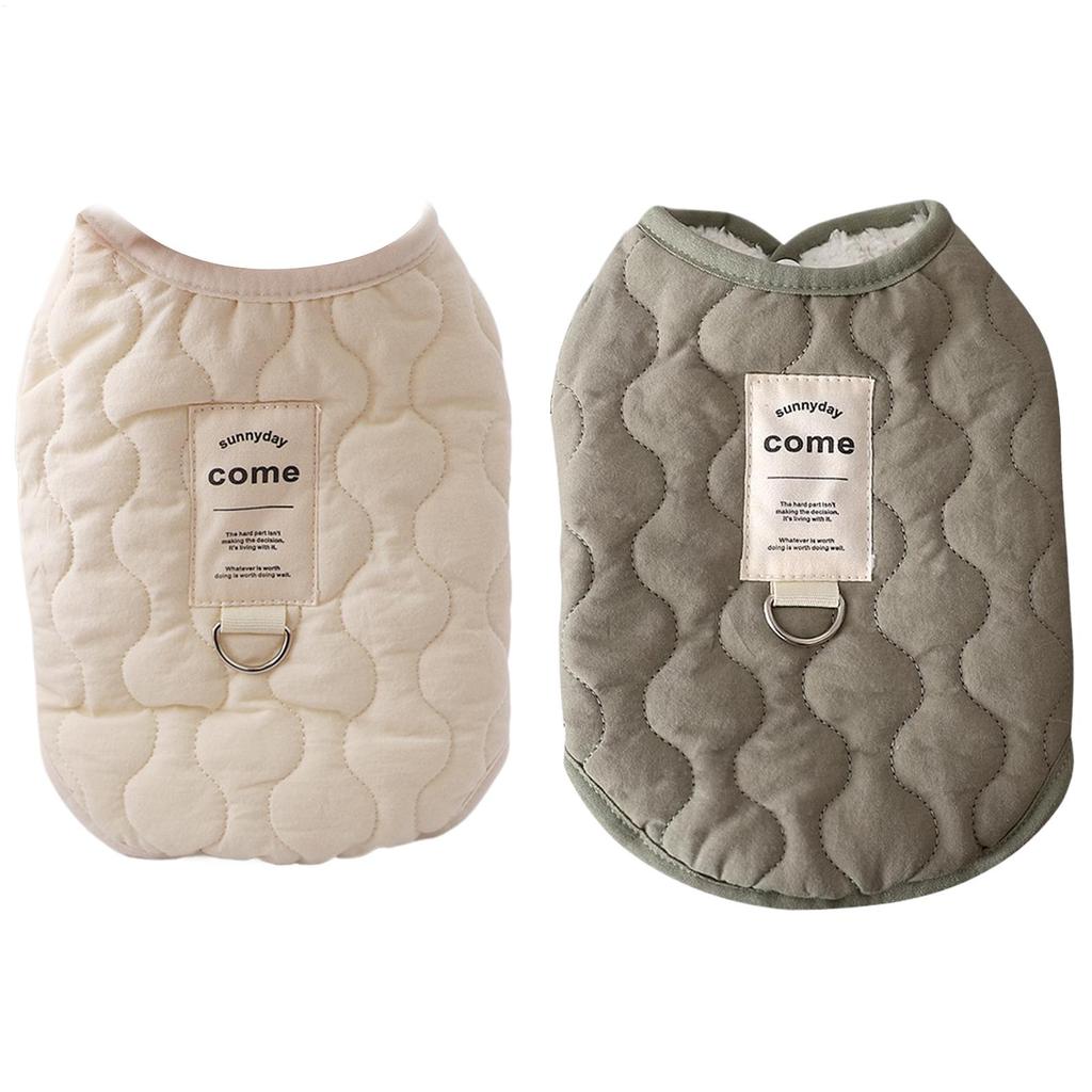 Kleine Hunde Winterjacke Warme Hundejacke mit eingebautem Geschirrloch Kaltwetter Haustierbekleidung Gemütliche Schnee Weste für Kleine Hunde Katzen