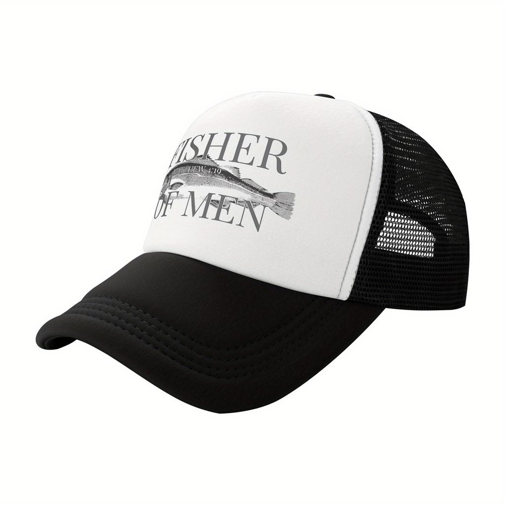 Fisher of Men Matthew 419 Trucker Hat Breathable Mesh Baseball Cap Casual Adjustable Headwear