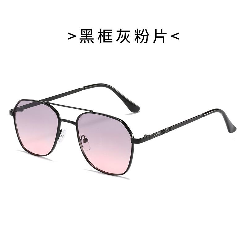 Okulary przeciwsłoneczne Handel Zagraniczny Te Same Spersonalizowane Modne Okulary Męskie Metalowe Okulary Przeciwsłoneczne