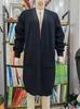 2025 Women's Solid Color Pocket Cardigan: Korean Style Knit Outerwear for Autumn/Winter