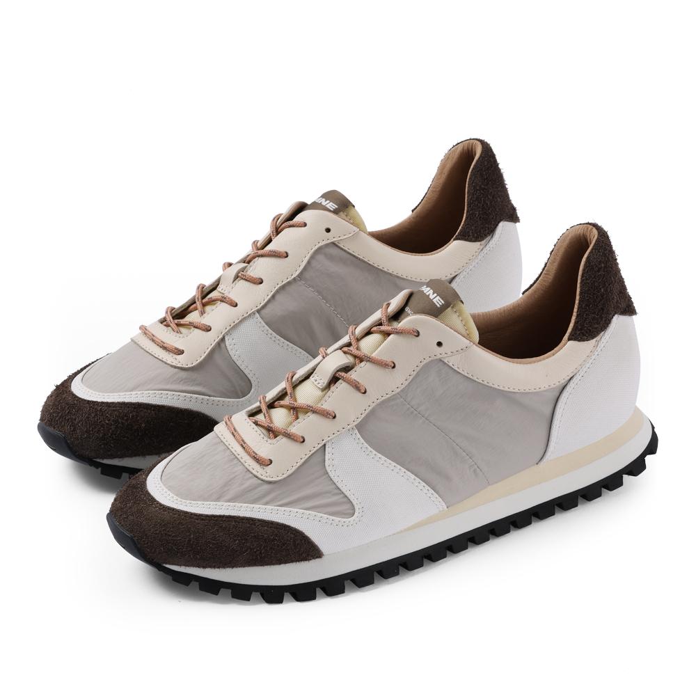 PANE Pace Nostalgia Model SNOW GRAVEL Snowfield Gravel Cushioning Slip Resistant Low top Casual Shoes Unisex Light Gray PN5174BRN20B