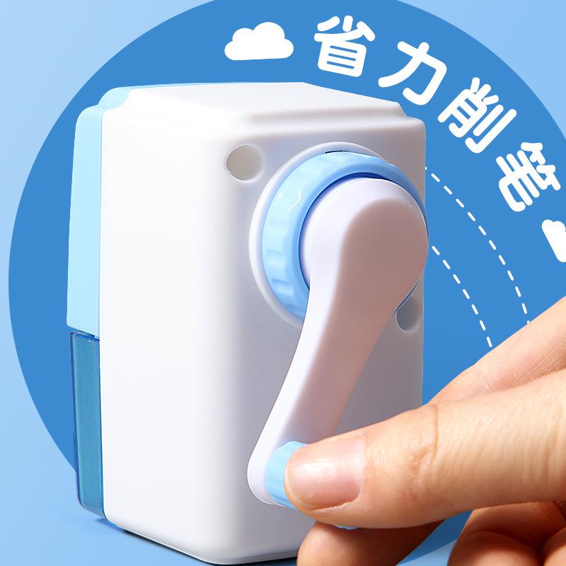 Durable Hand-Cranked and Automatic Pencil Sharpener for Students
