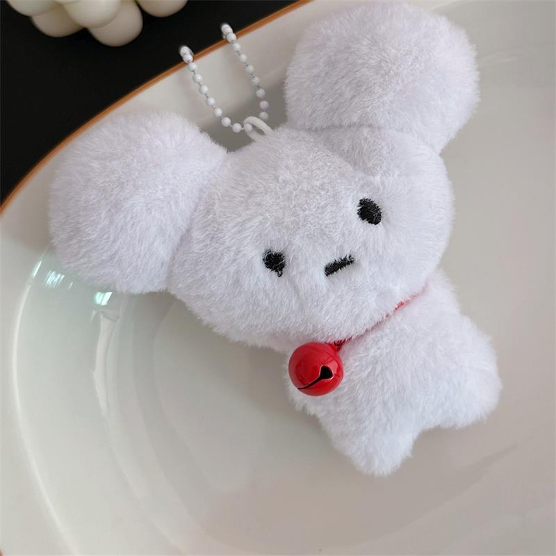 

Мультяшный Милый Колокольчик Кролик Котенок Животные Пищащая Плюшевая Кукла Мягкая Игрушка Брелок Подвеска Девичий Брелок Украшения для Подвешивания на Сумку Подарки