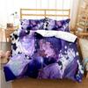 Anime Demon Slayer Sengetøysett Japansk Tegneserie Sengetøy 200x220 Tenåringsjenter Twin Single Queen King Full Dynetrekksett