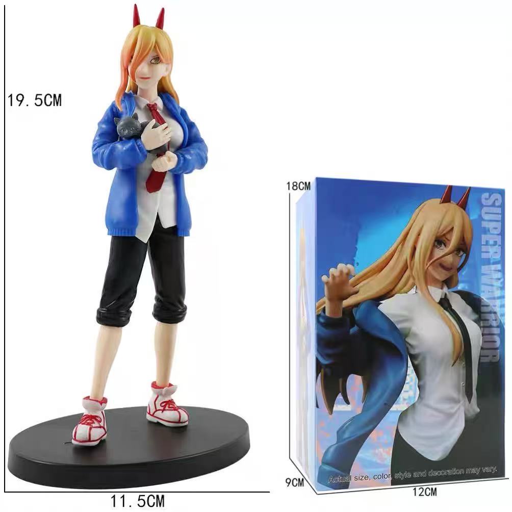 18CM Anime POWER Denji MAKIMA Chainsaw Man Figura Modello Animazione Giocattoli Regali Collezione Ornamenti Decorativi Vari Stili PVC
