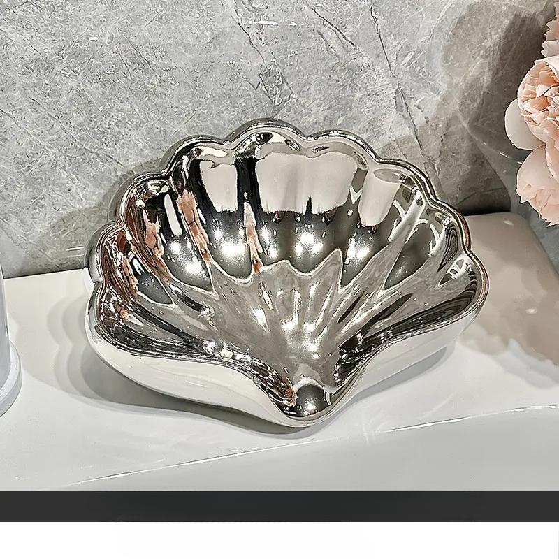 Creative Modern Shell Soap Box Soap Box Simple Soap Dish Holder for Household Use Toilet and Restroom Drainage Storage