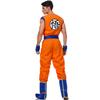 Halloween Adult Man Halloween Japanese Anime Son Goku Cosplay Costume Superheroes Role Play Orange Jumpsuit Fancy Dress Up