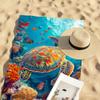 Sea Turtle Underwater Pattern Towel For Swim Yoga Gym Quick Drying Soft and Skin-friendly Beach Towels All-Season