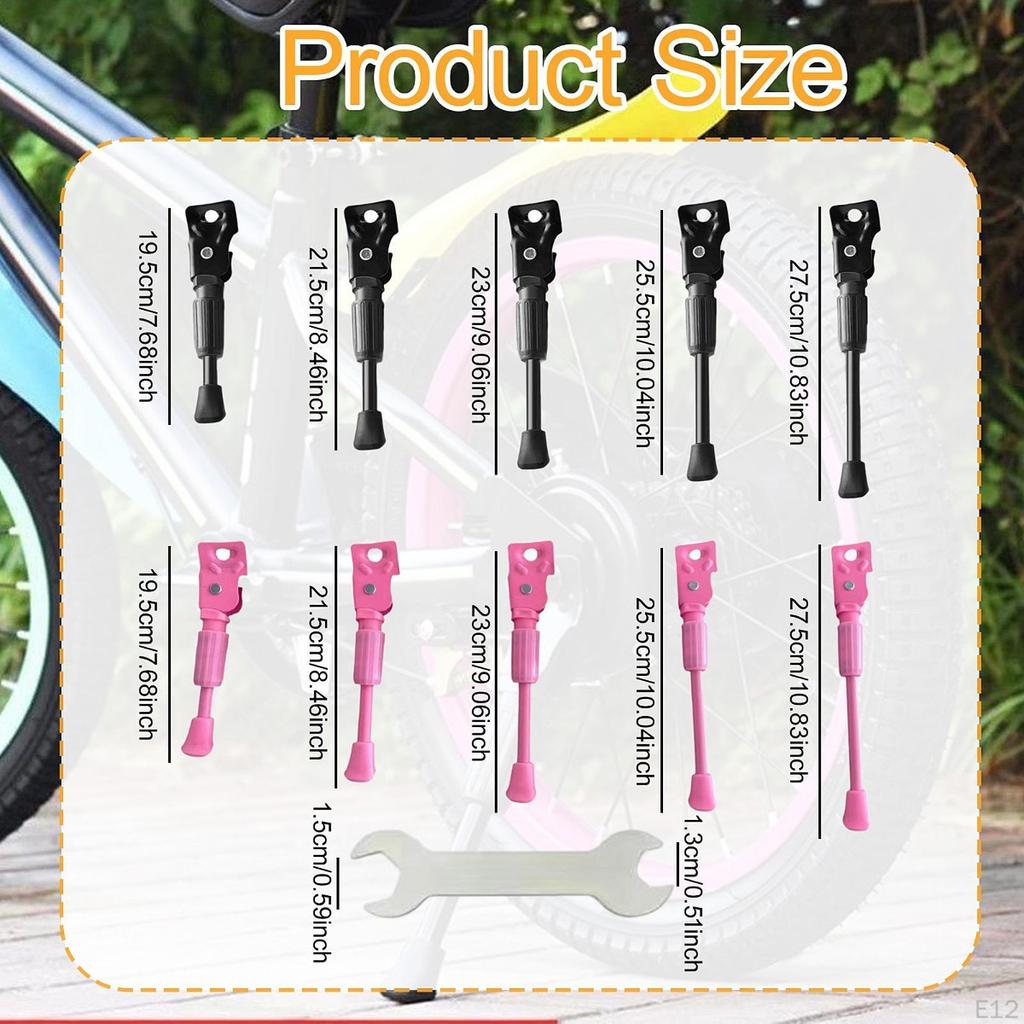 Kids Bike Kickstand Bicycle Foot Kick Stand,Single Side Kickstand,for Mountain Support