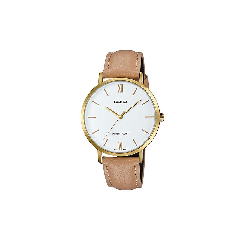 

Casio STANDARD Series Simple Business Belt Fashion Quartz Movement Leather Strap Japanese and Korean Watch Women s Watch White Dial LTP-VT01GL-7B білий