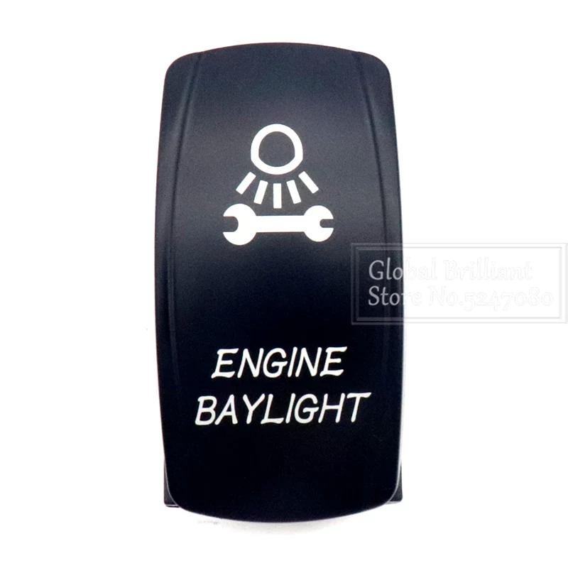 For Car Truck Marine 12V/20A 24V/10A Boat Rocker Switch Toggle 5Pin SPST / 7Pin DPDT ON-Off Switch with LED Light