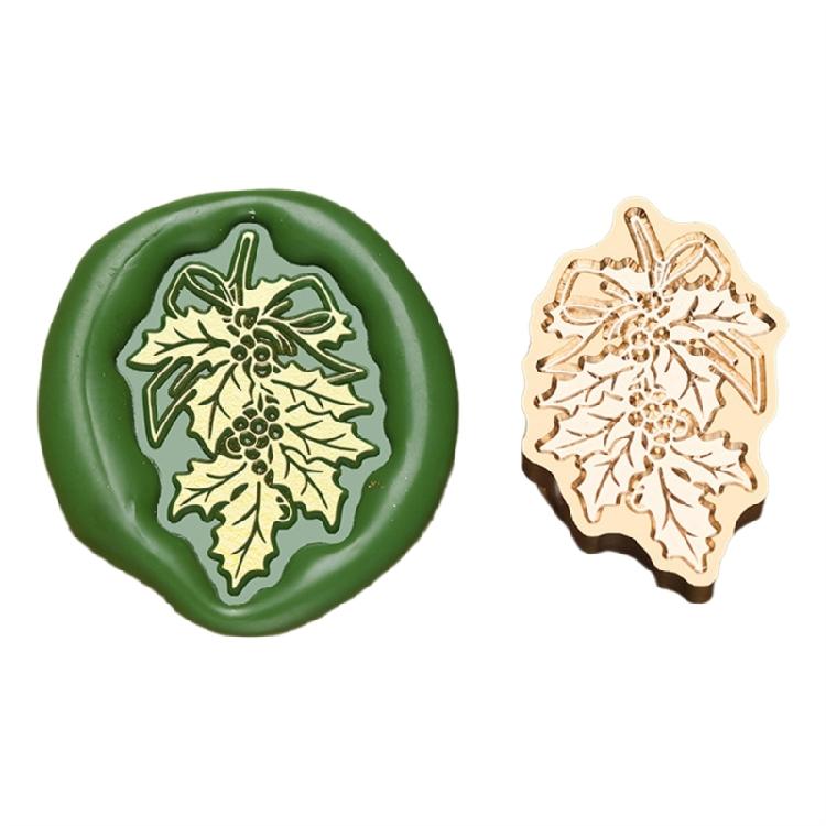 Christmas Vintage Sealing Stamp Head for Wedding Invitations Envelope Scrapbooking, Embossed Sealing Stamp Replacements
