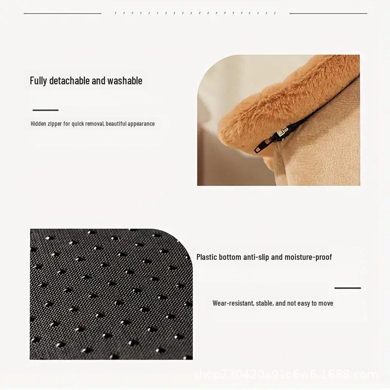 Vier Jahreszeiten Universal Haustierhaus: Warme, herausnehmbare und waschbare Hundehütte für kleine Hunde und Katzen