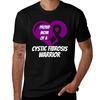 Proud Mom Of A Cystic Fibrosis Warrior TShirt Soft Casual Short Sleeve Cotton Tee