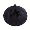 Halloween Wizard Hat Party Children Adult Black Pointed Oxford Cloth Magician Hat Witch Hat Masquerade Ball Party Dressing
