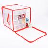 PP Christmas Ornament Storage Box with Zipper Tote Box Store Up 3-inch Christmas Ornaments Xmas Ball Storage