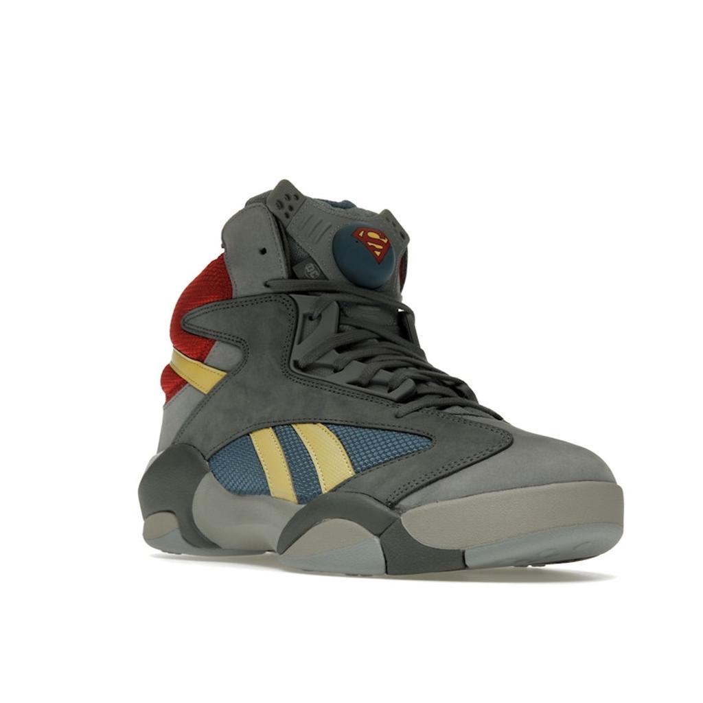 DC Comics X Reebok Shaq Attaq Man of Steel Unisex Sneakers Grey Alloy Brave-Blue HQ4587
