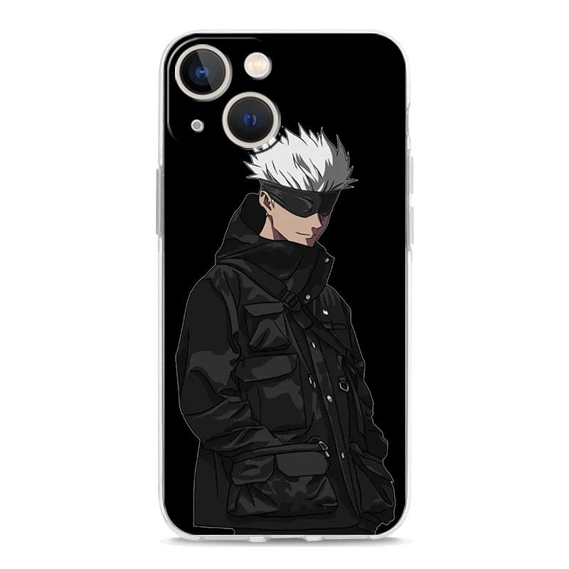 Fashion Jujutsu Kaisen Cool Luxury Clear Soft Phone Case For iPhone 14 13 12 11 Pro Max XS X XR SE 7 8 Plus Shockproof Cover