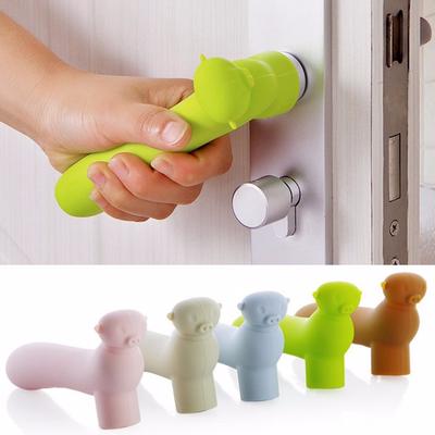 Silicone Door Handle Cushion Box Baby Safety Protection Screw Safety Door Safety Cover for Children