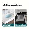 Self-Adhesive Floor Retaining Barrier L-shaped Shower Barrier Silicone Water Barrier  Toilet Sinks