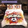 CSKA Moscow 3 Piece Bedding Set Soft Duvet Cover Set with Pillowcases Printed Bedroom Decor Set for Home