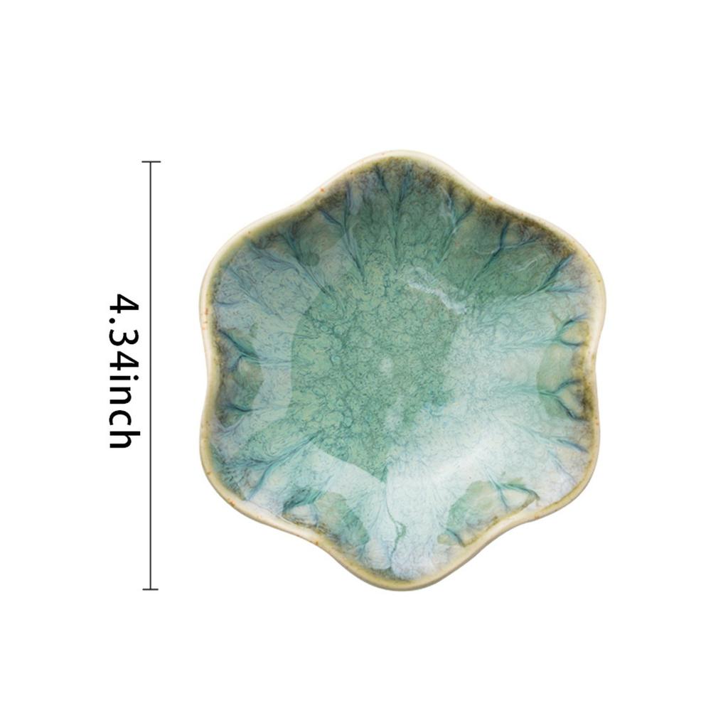 Nordic Style Ceramic Jewelry Tray, Lotus Storage Plate, Jewelry Ornament Plate, Internet Celebrity Snack Plate, Taste Plate, Dim Sum Plate