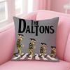 Classic Anime The DDaltons Cushion Cover Pillowcase Short Plush Invisible zipper Room Sofa Cushion Cover
