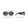 Celine Fashionable Elegant Brand Logo Irregular Shape Sunglasses Women Sunglasses Black CL40305U.