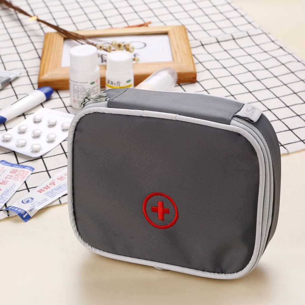 1PC Travel Camping Convenient Storage Bag Medical Bag First Aid Kit Carry-on Small Medicine Sundry Heart Cute Medicine Bag