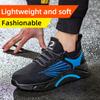 Plus Size 39- 48 Lightweight Men's Safety Shoes Anti-smash Anti-puncture Work Sneakers Steel Toe Shoes Protective Safety Boots