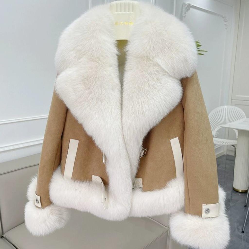Women Imitation Fur Coat New Fashion Autumn Winter Jacket Warm Short Faux Fur Coat