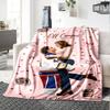 Off‑Campus Book Couple Hockey Theme Print Fleece Blanket Soft Warm Throw Blanket Sofa Couch Bed Home Decor For Book Lovers