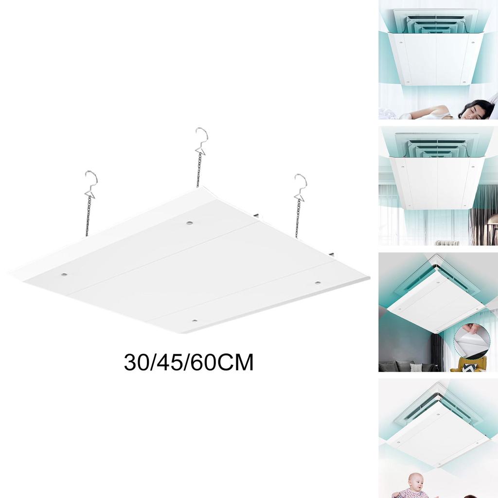 Adjustable Air Conditioning Deflector, Universal with Angle And System