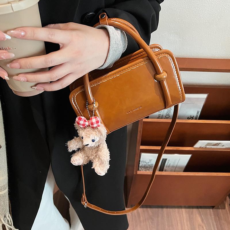 IELGY Autumn Winter Fashion Retro Small Square Bag All-Match Crossbody