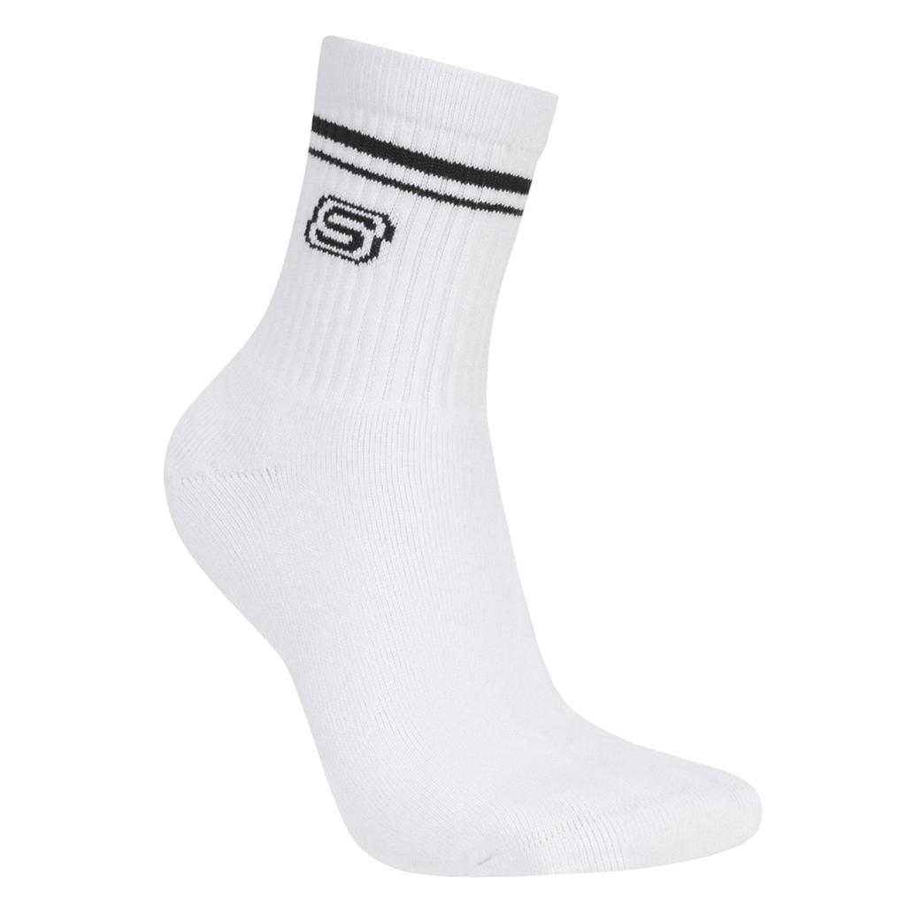 Skechers 3pk Wpk Wmn Ls Low Crew, Unisex white Socks
