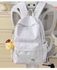 Schoolbag Milk Sweet Youth Vitality Letter Embroidered Backpack Female Junior High School Student School Bag Multi-compartment Casual Versatile 