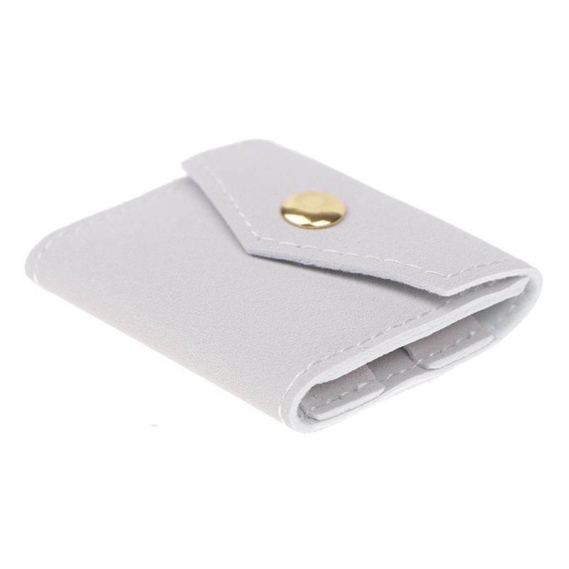 

Мини-конверт, сумка для ювелирных изделий, роскошная застежка-кнопка из микрофибры, ювелирное ожерелье, серьги, упаковочная сумка, сумки