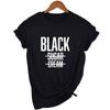Black No No Cream Letter Print Summer Women T Shirt Harajuku Casual Short Sleeve Female