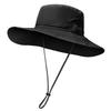 New Summer Fisherman's Hat Men's Outdoor Mountaineering Hat Big Eaves Sun Protection Set UV Protection Shade Sun Protection Hat