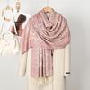 New Winter Women Cotton Jacquard Scarf Big Shawl Fashion Elegant Lady Long Printing Decorate Scarves Sun Protection Bandana