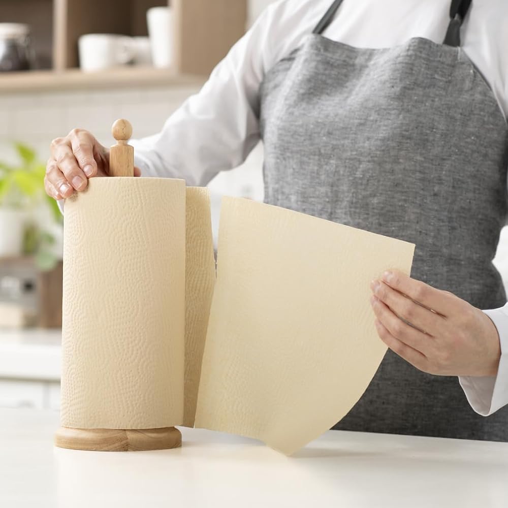 Japanese Product Eliere Kitchen Towels Ultra Absorbent Unbleached 100 Cuts Rolls