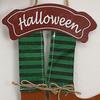 2 Stück Halloween Hängeschild Kürbis-Ornament Herbstfest-Dekoration Einfache Installation Für Halloween-Feier
