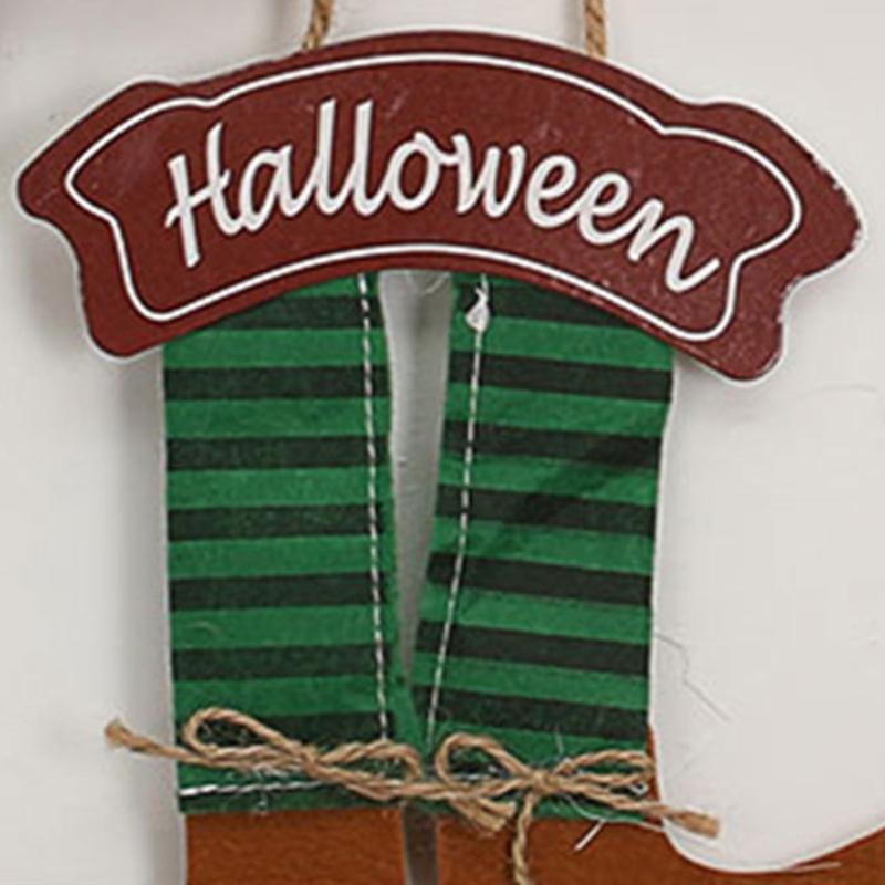 2 Stück Halloween Hängeschild Kürbis-Ornament Herbstfest-Dekoration Einfache Installation Für Halloween-Feier