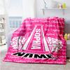Pink Cheerleading88 Customize Your Name Blanket Cozy Personalized Blanket Warmthful Decor Throw For Chair Office Chair Nap Office for All Occasions