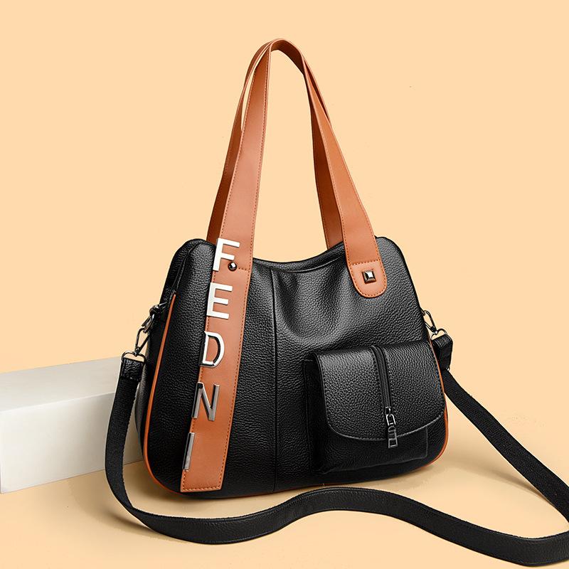 Handbag: Fashionable Mom Tote Bag, Simple and Casual Shoulder Bag