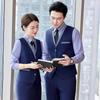Unisex Hotel Property Staff Formal Vest Uniform 3-Piece Set