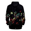 Fashion Print Loose Men's And Women's Long Sleeve Hooded Sweater